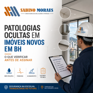 Patologias ocultas em imóveis novos em BH o que verificar antes de assinar